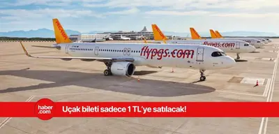 Pegasus uçak biletini sadece 1 TL'ye satacak!