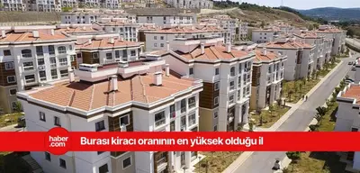 Türkiye'de en yüksek kiracı oranına sahip il belli oldu!