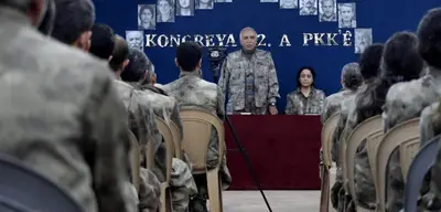 PKK'nın Fesih Kararı Aldığı Kongreden Görüntüler