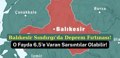 Üşümezsoy'dan Sındırgı Depremleri Sonrası Korkutan Açıklama!