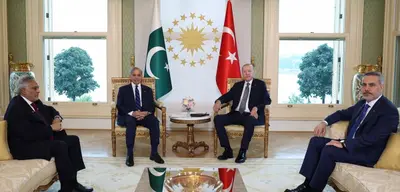 Cumhurbaşkanı Erdoğan ve Şerif Vahdettin Köşkü'nde Bir Araya Geldi