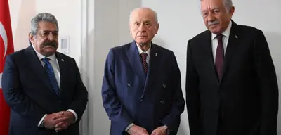 DEM Parti Heyeti'nden Bahçeli'ye Ziyaret