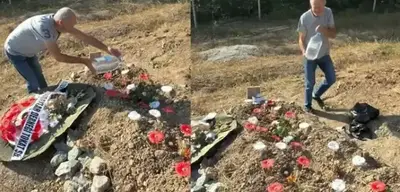 Eren Kaşıkçı'nın Mezarı Başında Duygusal Anlar