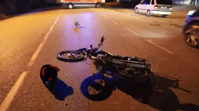 Isparta'da Otomobil ile Motosiklet Çarpıştı: Sürücünün Sağlık Durumu İyi