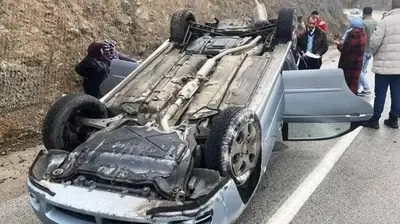 Hakemleri Taşıyan Otobüs Devrildi!