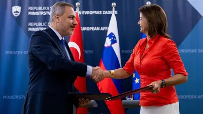 Dışişleri Bakanı Hakan Fidan, Slovenya Başbakan Yardımcısı ile Görüştü