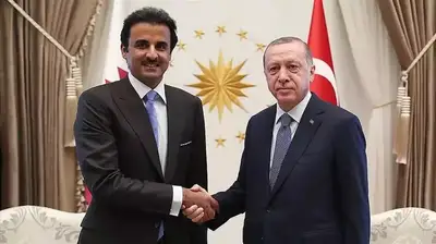 Cumhurbaşkanı Erdoğan, Katar Emiri ile Görüştü