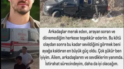 Kaza Sonrası Berk Atan'dan İlk Açıklama