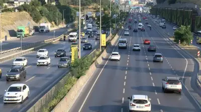 İstanbul'da Bayram Tatili Dönüşü Trafik Yoğunluğu